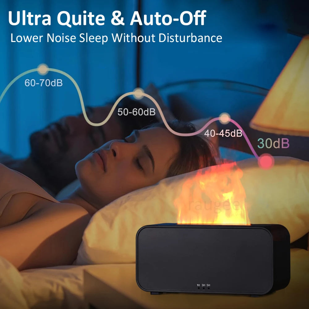 Umidificador de Ar com Efeito Chama